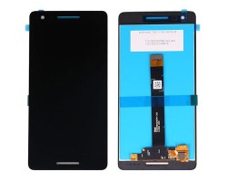 Kijelző érintőpanel LCD Nokia 2.1 fekete, előlap keret nélkül